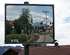 Bahnhof im Spiegel