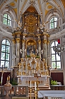 Der Altar der Pfarrkirche in Lechbruck