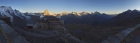 Etwa spter Sonnenaufgang Matterhorn
