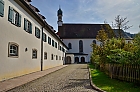 Blick auf die Franziskaner Kirche in Fssen