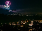 Feuerwerk über Bern