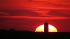 Sonnenuntergang in der Steppe